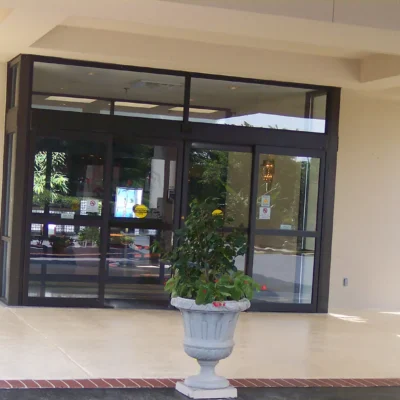 Concrete Resurfaced Lobby Entrance