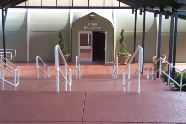 Resurfaced concrete walkways & stairs for Marriott