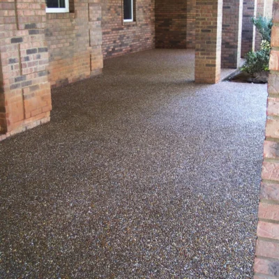 Exposed Aggregate Patio 