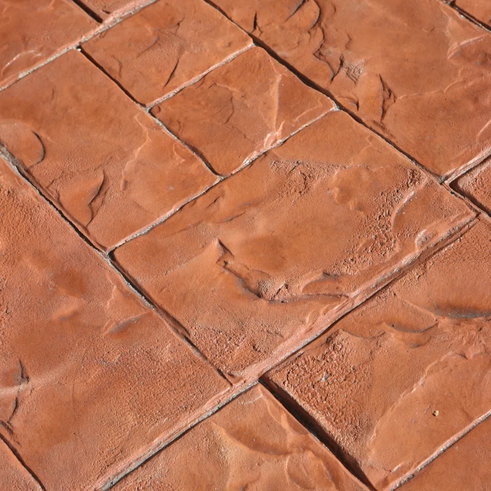 Stamped Concrete Brick Pattern