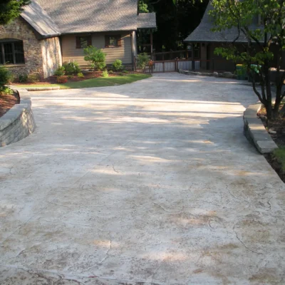 Stamped Concrete Driveway