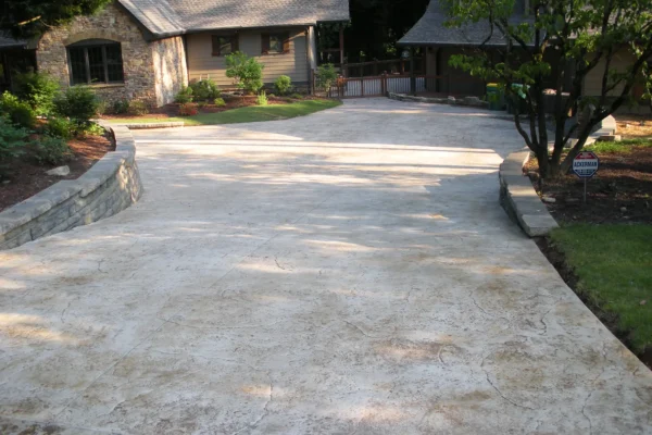 Stamped Concrete Driveway