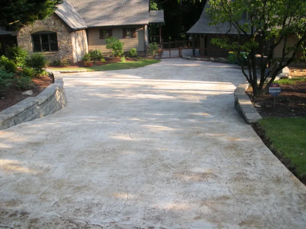 Stamped Concrete Driveway